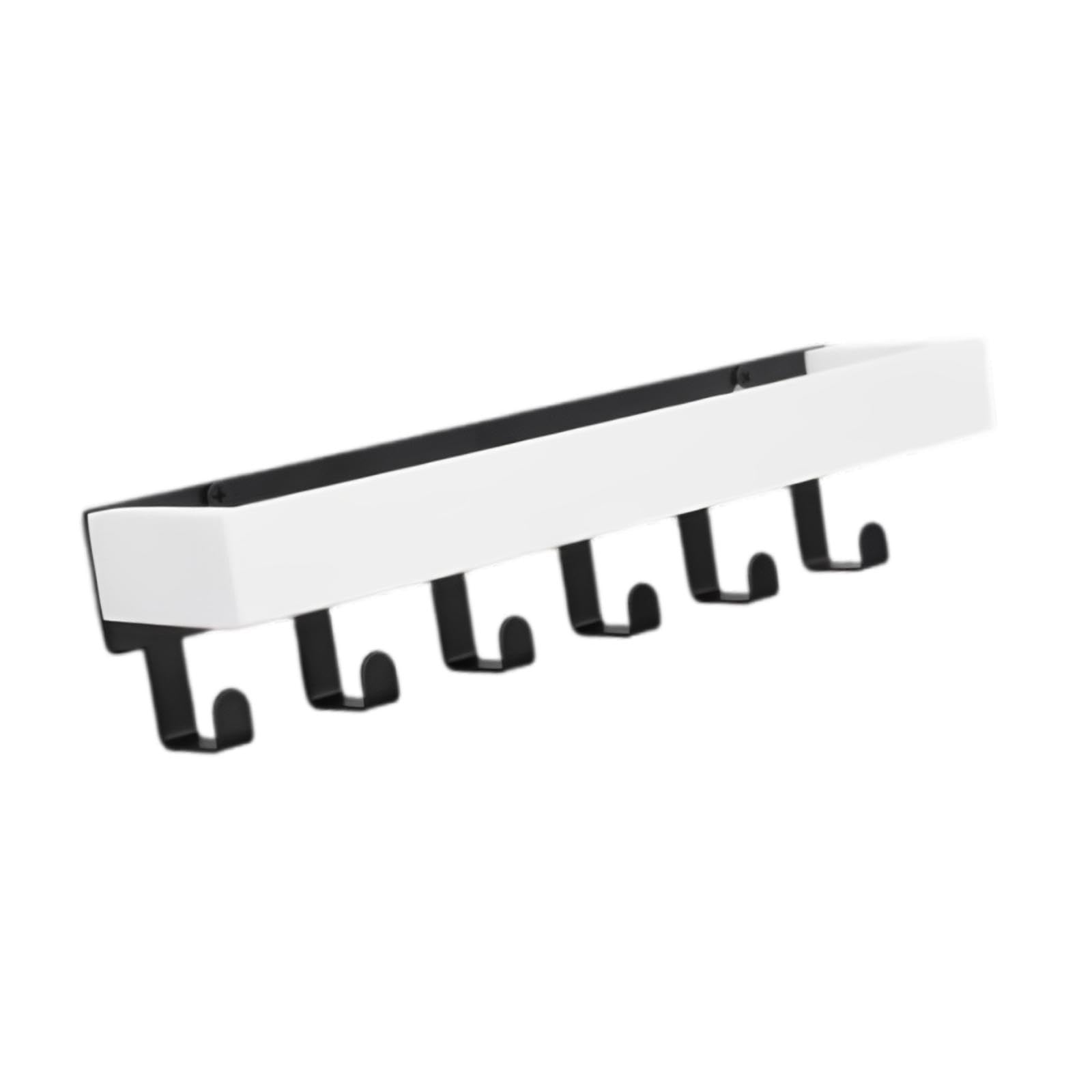 MERISHOPP Key Holder Decorative Wood Gifts Wall Shelf for Bedroom Entryway Living Room White-image-26