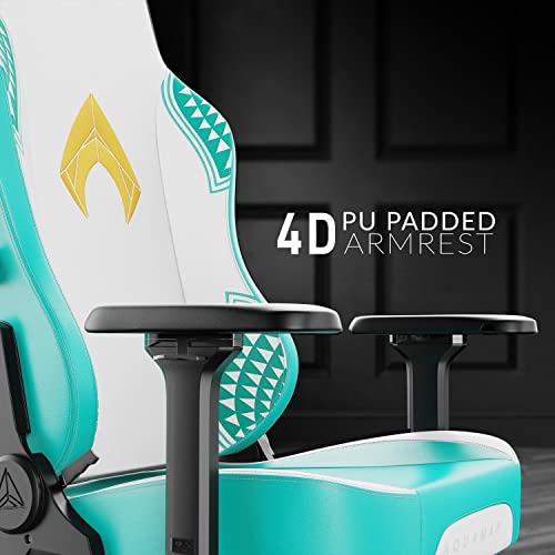 Image of CYBEART | Aquaman - DC Comics Gaming Chair | High Back - Ergonomic | Supreme PU Leather | 4D Arm Rest | Recline, Tilt & Adjustable Lumbar Support
