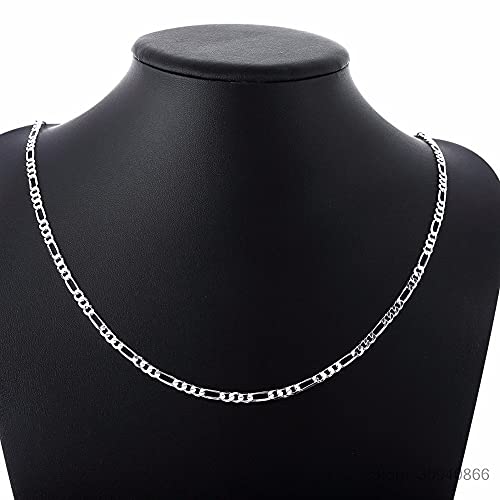 Collier de chaîne 4 mm pour pendentif maille classique 40-75 cm - 3