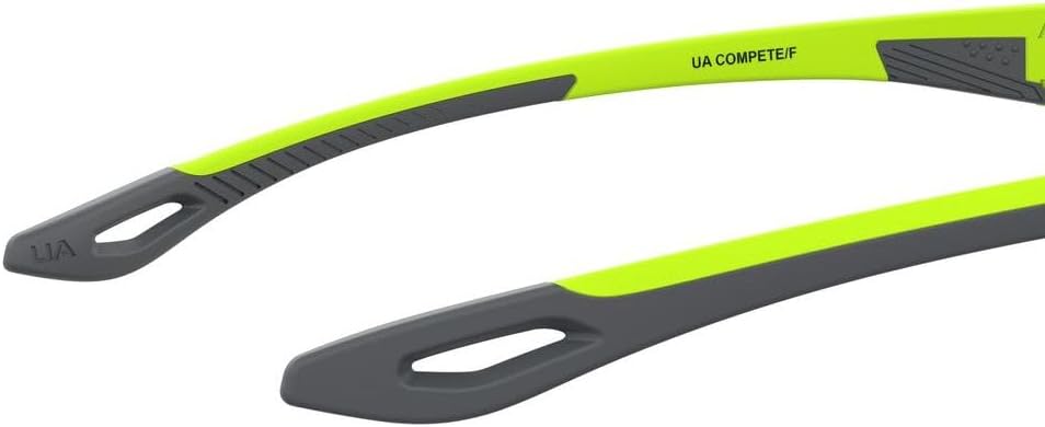 Under Armour UA COMPETE/F Green Yellow Fluo/Silver Grey 68/8/140 men Sunglasses