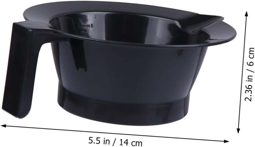 Healeved 20pcs Hair Dyeing Bowls Kit for Salon Use Mixing Tools Unique Scale for Easy Tint Mixing and Application Suitable for Men and Women