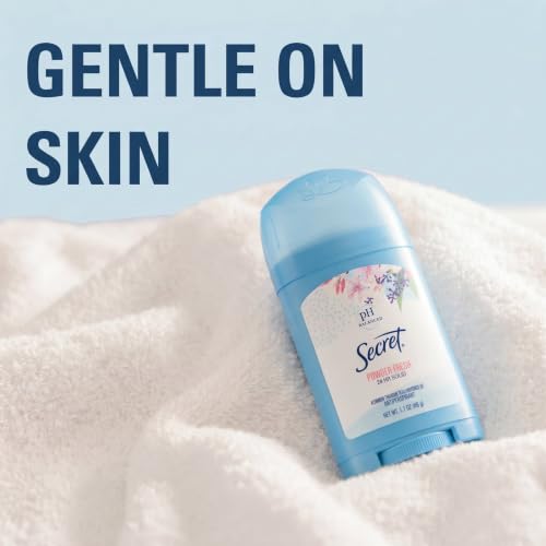Secret Antiperspirant and Deodorant for Women, 24hr Sweat & Odor Protection, PH Balanced Protection, Gentle on Skin, Wide Solid, Travel Size, Powder Fresh Scent, 1.7 oz - image 4