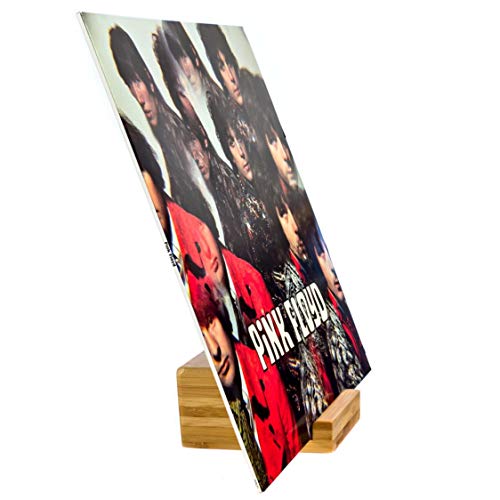Record-Happy Vinyl Record Holder Stand – Single Album LP Display Perfect to Show Your Now Playing 12 inch, 7inch Records or CD’s Eco-Friendly Bamboo Will tastefully Exhibit Your Collection - Thumbnail 7