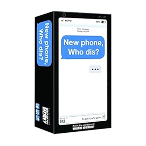 WHAT DO YOU MEME? New Phone, Who Dis? – The 100% Offline Text Messaging Party Game – Adult Card Games for Game Night, for Party Hosts