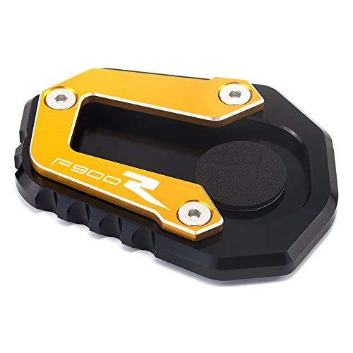 Plaque support béquille moto F900 R XR idéale pour stationner en camping