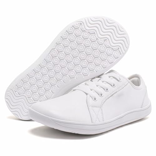 Baskets larges contre les pieds comprimés, chaussures de randonnée confortables à talon compensé - 2