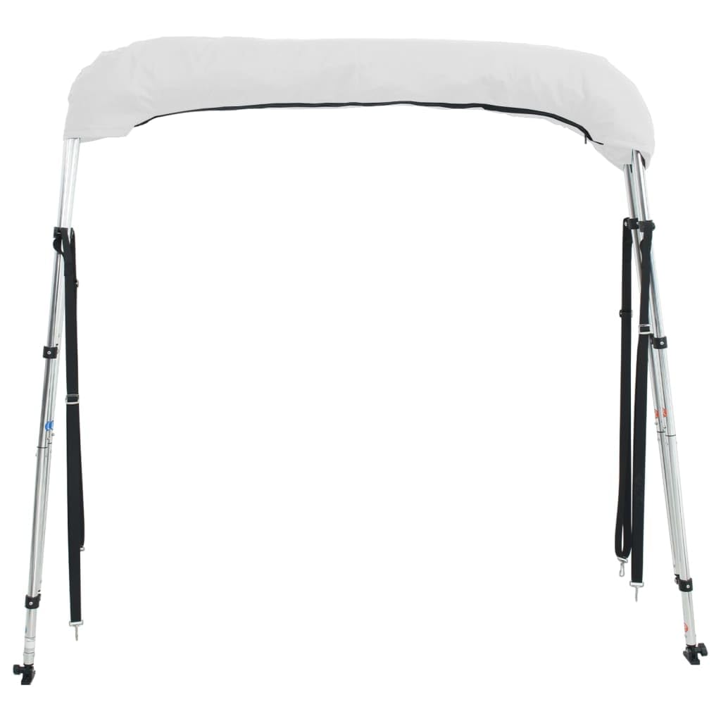 Toit bimini à 3 arceaux parois en maille 183x(185 198)x137 cm