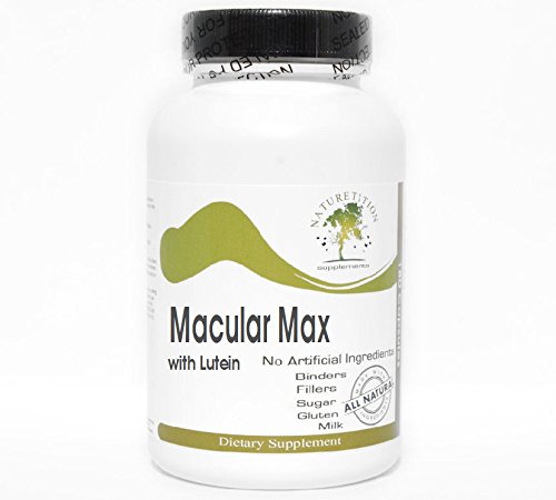 Macular Max with Lutein ~ 180 Capsules - No Additives ~ Naturetition Supplements