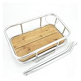 ZZSRJ Bicycle Basket Retro Bicycle Fixed Gear Bicycle Road Bicycle Basket Aluminum Alloy Utility Decorative Basket (Color : White, Size : One)