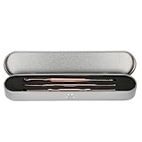 WFNIHONHON Juego de púas para orejas de acero inoxidable, para Nihonhon, 3 piezas de diferentes formas, espiral de 360 ​​grados, diseño de oro rosa, portátil, lavable, fácil de