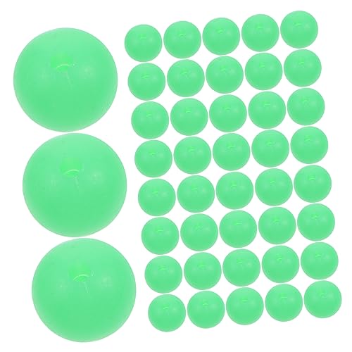 Mipcase 100pcs Fishing Beads Night Fishing Line Beads Practical Fluorescent Lure Accessories for Gear for Perch and Night Use