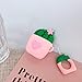 Produktbild SevenPanda für Airpods 1 & 2 Hülle, Süße 3D Funny Cartoon Soft Silikon Airpod Hülle, Kawaii Fun Cool Catalyst Keychain Hülle, Karabinerhüllen für Mädchen Kinder Teens Jungen Airpods (Kaktus Rosa)