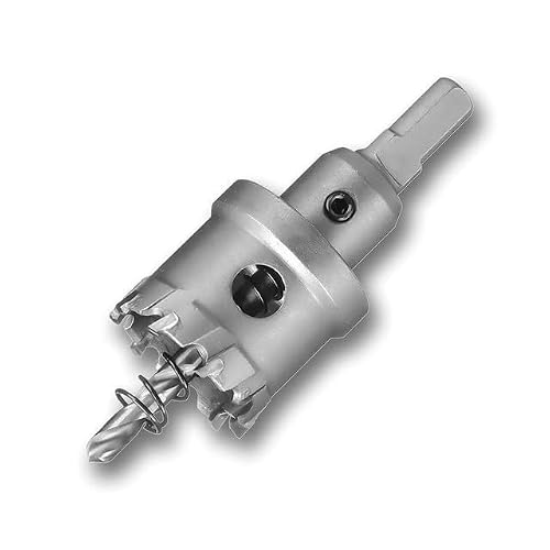 Veltrix - 20mm TCT Core Bit Carbide Hole Saw Metal Cutter Drill Machine Bit | Choice of Sizes 12mm - 150mm | For Stainless Steel, Mild Steel, Cast Iro