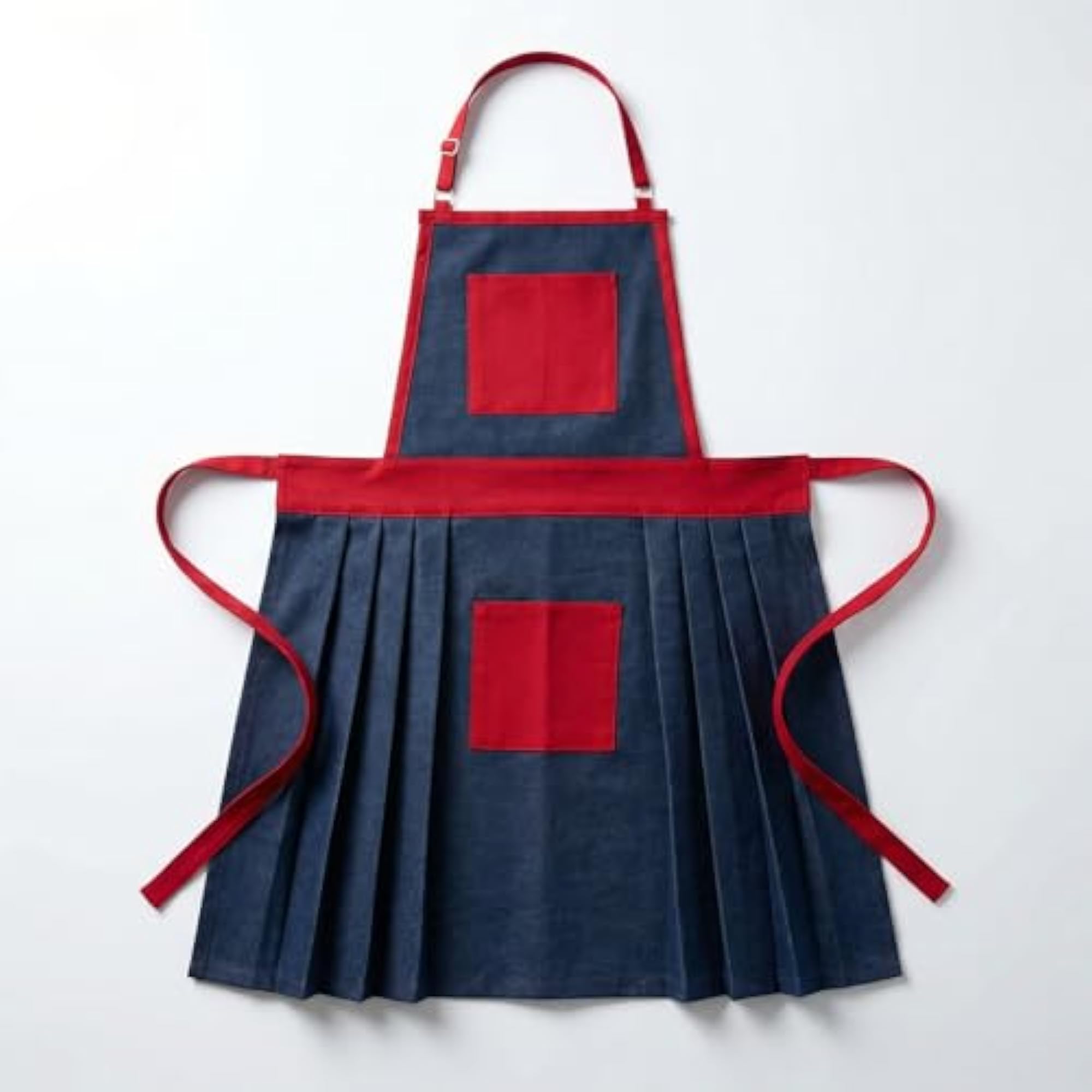 Premium Denim & Cotton Apron for Women, Stylish Kitchen Apron