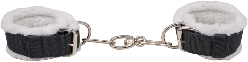 Schneiders Dura-Tech Fleece Lined Hobbles with Chain | Curb Bad Behavior | Stop Kicking and Pawing | Comfortable Fleece Lining | Adjustable Fit