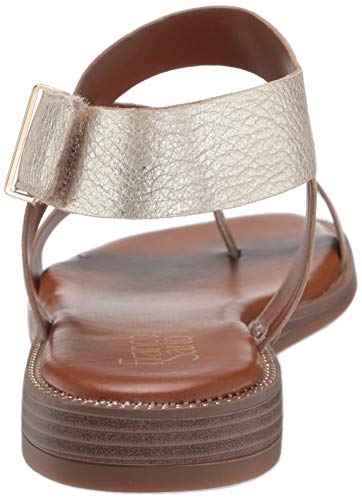Image of Franco Sarto Womens Glenni Ankle Strap Flat Sandals