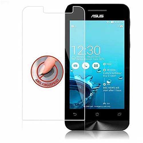 Cadorabo Tempered Glass Compatible With Asus Zenfone 4 2014 In High Transparency - Screen Protection 3D Touch Compatible With 9H Hardness - Bulletproof Display Saver #TOP4
