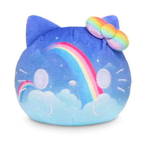 Image of TeeTurtle Reversible Sanrio Hello Kitty Rainbow 4 Inch Flip Plush
