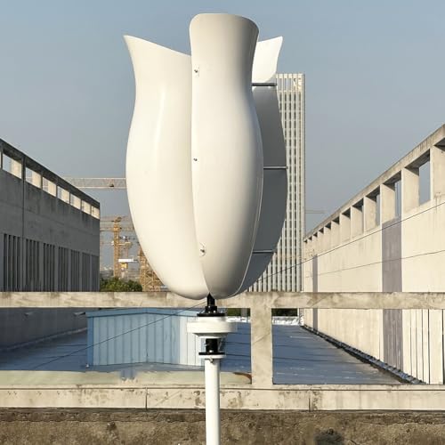 Zestaw pionowej turbiny wiatrowej – lewitacja magnetyczna, regulator niskiego poziomu hałasu do użytku na zewnątrz, do ogrodu, ekologiczne rozwiązanie energetyczne