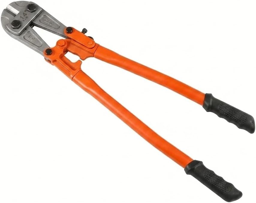 Heavy-Duty Mini Bolt Cutter 12" for Cutting Fence, Steel Wire, Small Chain, Screws, and Rivet, with Soft Grip Rubber Ergonomic Handle Cutters