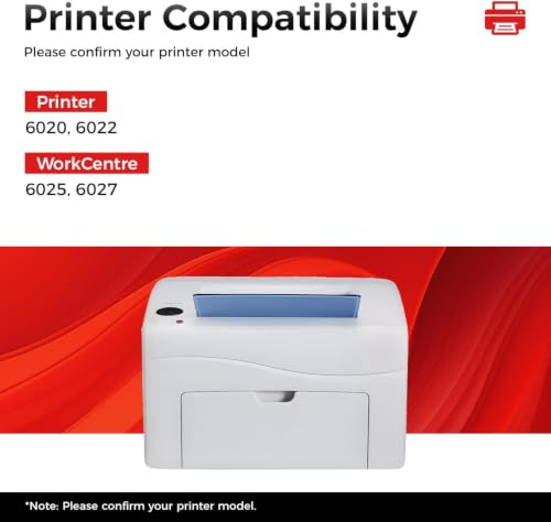 Image of 6022 6027 Toner Cartridge Set 4-Pack High-Yield Replacement for 106R02759 106R02756 106R02757 106R02758 Compatible for Xerox Phaser 6020 6022 WorkCentre 6025 6027 Printer Ink Black Cyan Magenta Yellow