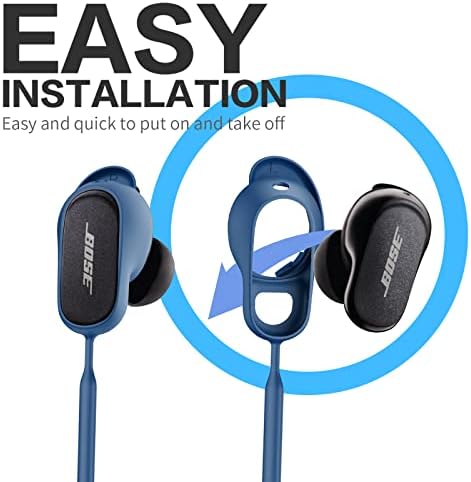 WOFRO Anti-Lost Strap for Bose QuietComfort Earbuds II& New Bose QuietComfort Ultra (2023), Sports Soft Silicone Lanyard