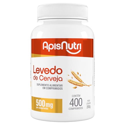 Levedo de Cerveja - 400 Comprimidos - Apisnutri, Apisnutri