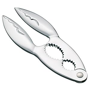 MasterClass Crab Claw/Lobster Crackers in acciaio inossidabile, 17 cm (6,5 pollici), argento