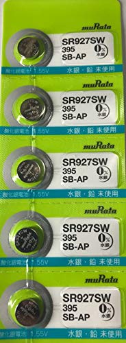 SR927SW�i395 SB-AP�j�y�����^ muRata�z���c���쏊 �_����{�^���d�r 1�V�[�g�i 5�p�b�N�j
