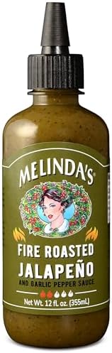 Melinda's Fire Roasted JalapeƱo Hot Sauce - Mild Hot Sauce - 12oz 1pk