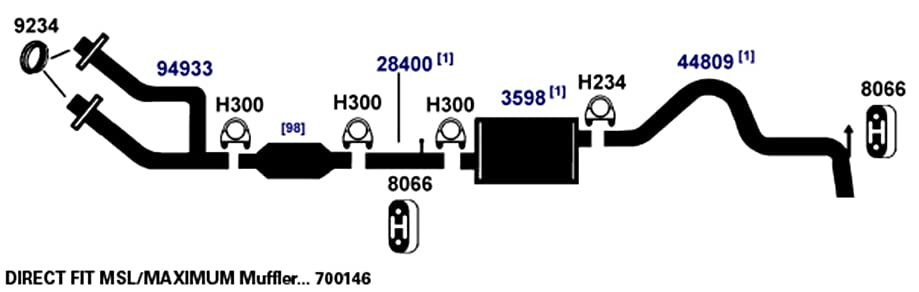 Image of AP Exhaust Products 44809 Exhaust Tail Pipe