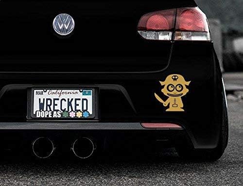 JasonCarlMorgan JCM Adorable Pirate Bumper Car Sticker Decal, Gold ...