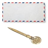 Anwendungsbereich: Diese Brieföffner sind garantiert die begehrte Vintage-Deko in all Ihren Büroartikeln. Versiegelte Dokumente oder Umschläge schnell und einfach öffnen, geeignet für Zuhause, Büro usw. oder als Geschenk an Freunde