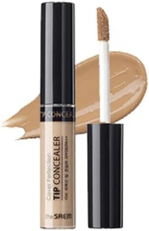 THE SAEM Uzun Süre Kalıcı Likit Kapatıcı Cover Perfection Tip Concealer - Contour Beige