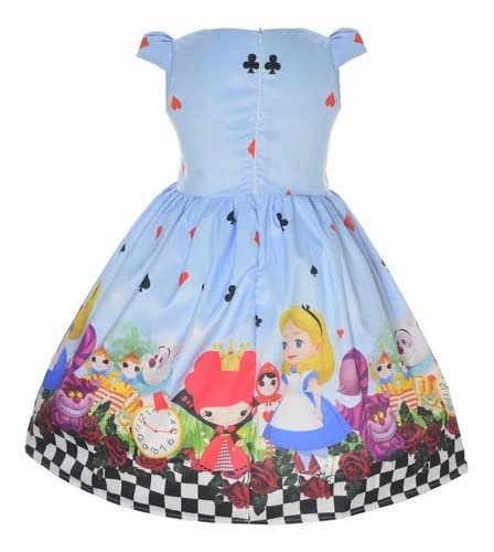 Vestido Alice No País Das Maravilhas Infantil
