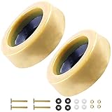 Wax Ring Toilet Kit,includes Flanges and Bolts for reinstalling the toilet,Fits 3-inch or 4-inch...