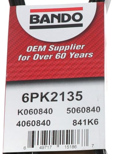 Image of Bando USA 6PK2135 OEM Quality Serpentine Belt,(Pack of 12)