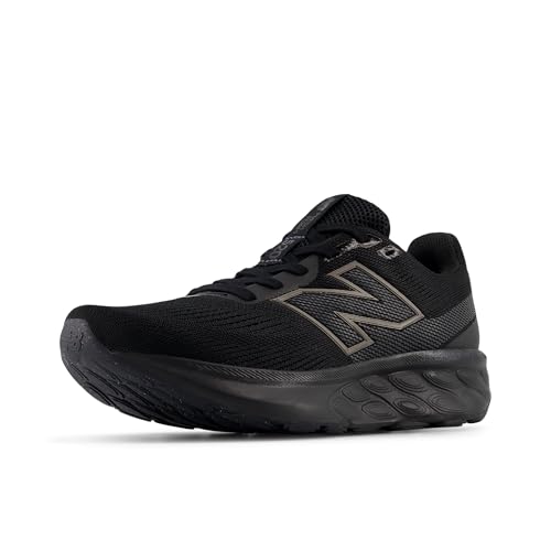 New Balance Women's Fresh Foam 520 V9 Running Shoe, Black/Black/Black Metallic, 8.5 XW