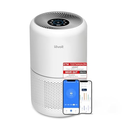 Promed AL-1300 WS Aroma Diffusor 1300 ml, Ultraschall Luftbefeuchter 1,3 Liter, Humidifier, Raumbefeuchter, elektrische Duftlampe Holzdesign mit 7 Farben LED Licht, Aroma Diffuser, Aromatherapie 5 LEVOIT Luftreiniger Allergiker mit H13 HEPA Luftfilter gegen 99,97% von Schimmel Staub Pollen, Luftqualitäts-Feedback & Automodus, CADR 195m³/h für Raucherzimmer, Air Purifier 22dB Schlafmodus Timer