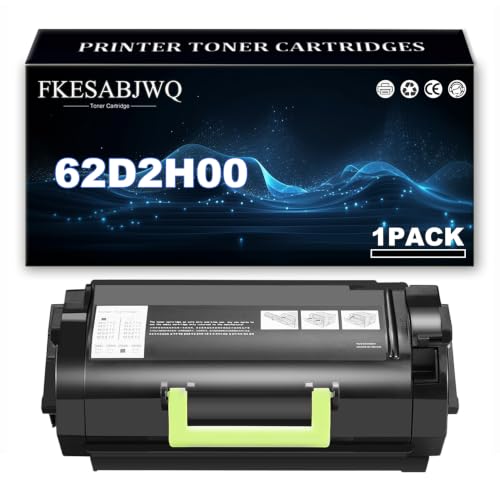 Image of 62D2H00 Toner Cartridge for Lexmark MX812de MX812dfe MX812dxe MX811de MX811dte MX810de MX810dte MX710de MX710dhe MX711de MX711dhe Printer | High Yield | 25000 Pages,Black-1 Pack