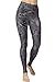 VIV Collection Regular Size Printed Brushed Leggings (Gray Timeless Paisley)