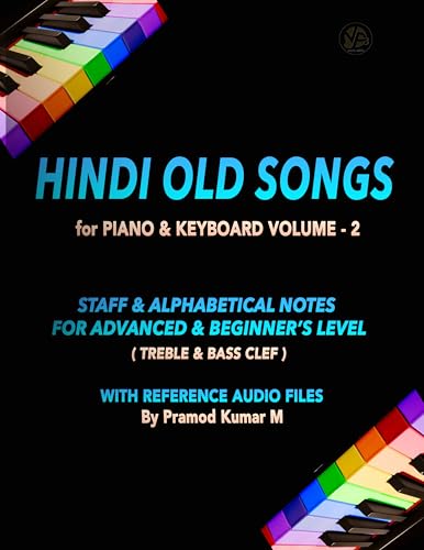 Hindi Old Songs for Piano & Keyboard: Volume - 2