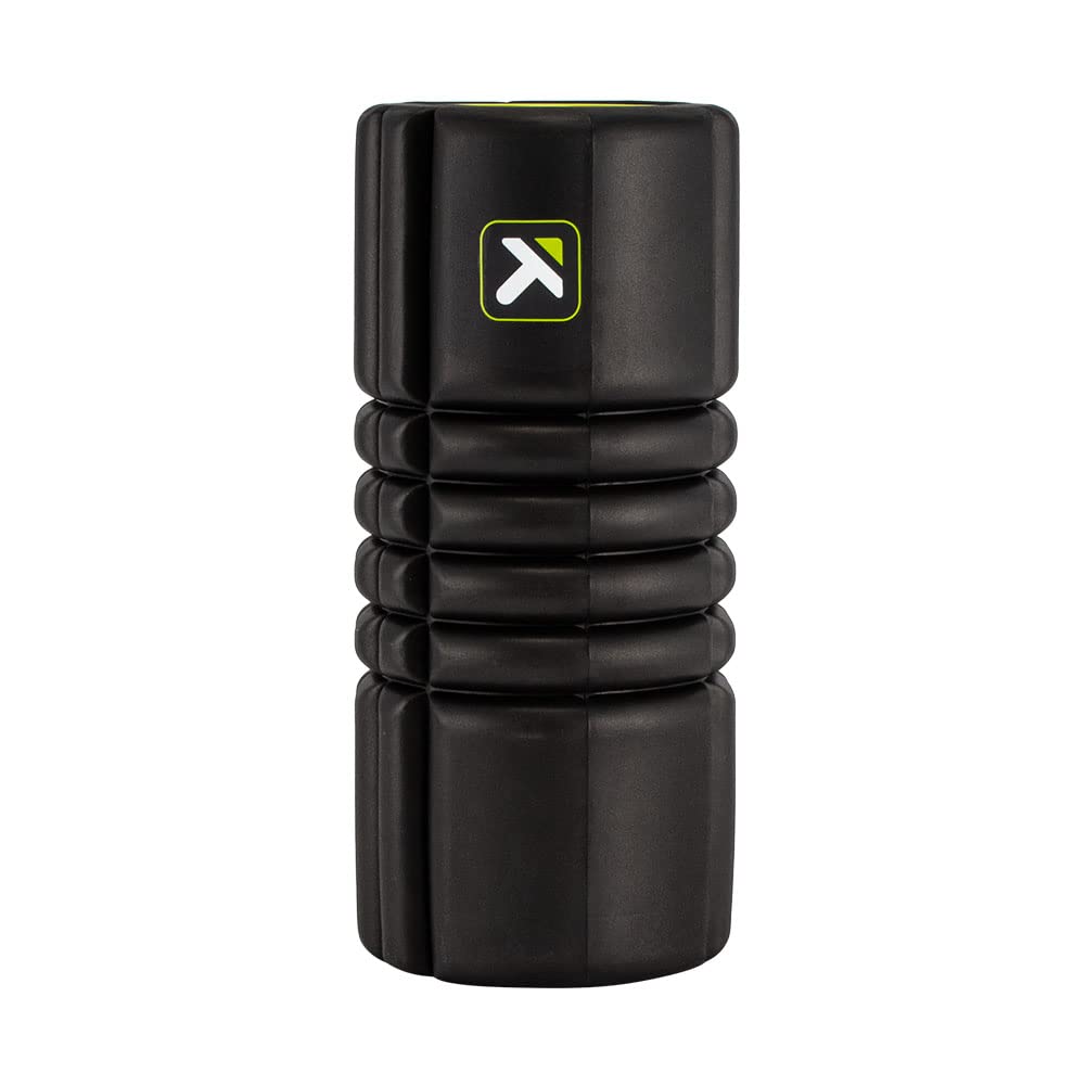 Trigger Point Grid Travel 22124 Myofascial Foam Roller, Grid Travel, Compact Type, Black, Mini, Myofascial Release