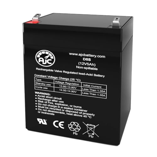 AJC Battery Compatible with ION Audio Explorer Bluetooth iPA23B Multi-Color 12V 5Ah Speaker Battery