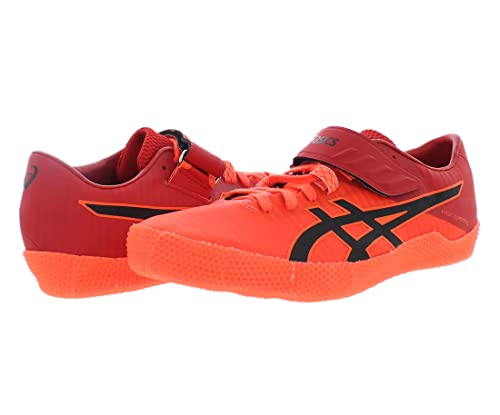 image for ASICS Unisex High Jump Pro 2 Track & Field Shoes, 9, Sunrise RED/Black