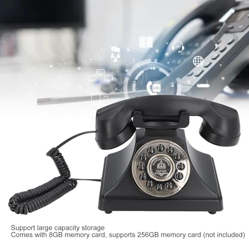 Yanmis Vintage-Audio-Gästebuch-Telefon, Hochzeitstelefon, Nachrichtenrekorder für Hochzeiten, Geburtstage, Jubiläen, Ideal für Vintage-Enthusiasten