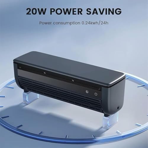 Aire acondicionado portátil inalámbrico de 6000mAh compacto para camping 4