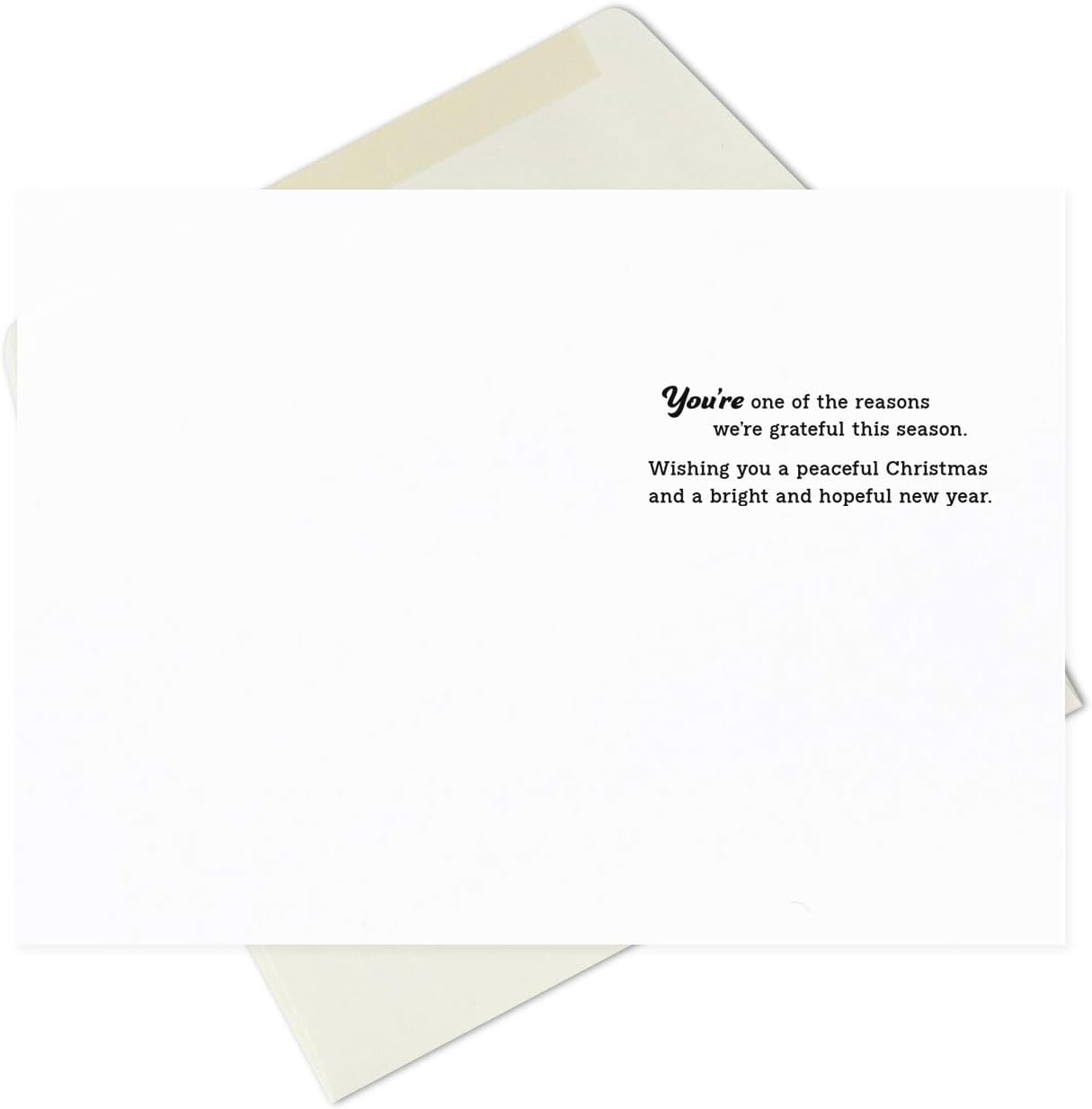 Hallmark Business Bulk 25 Pack Christmas Cards for Clients & Customers (Tree With Ornaments), 5 x 7 Cards, Message Inside, Envelopes Included