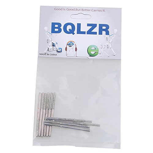 Bqlzr 2Mm Silver Extended Gems Diamond Drill Bits Bowlder Pearls Jewelry Agates Hole Drill Bits Diamond Coated Tip Pack Of 10 #TOP5