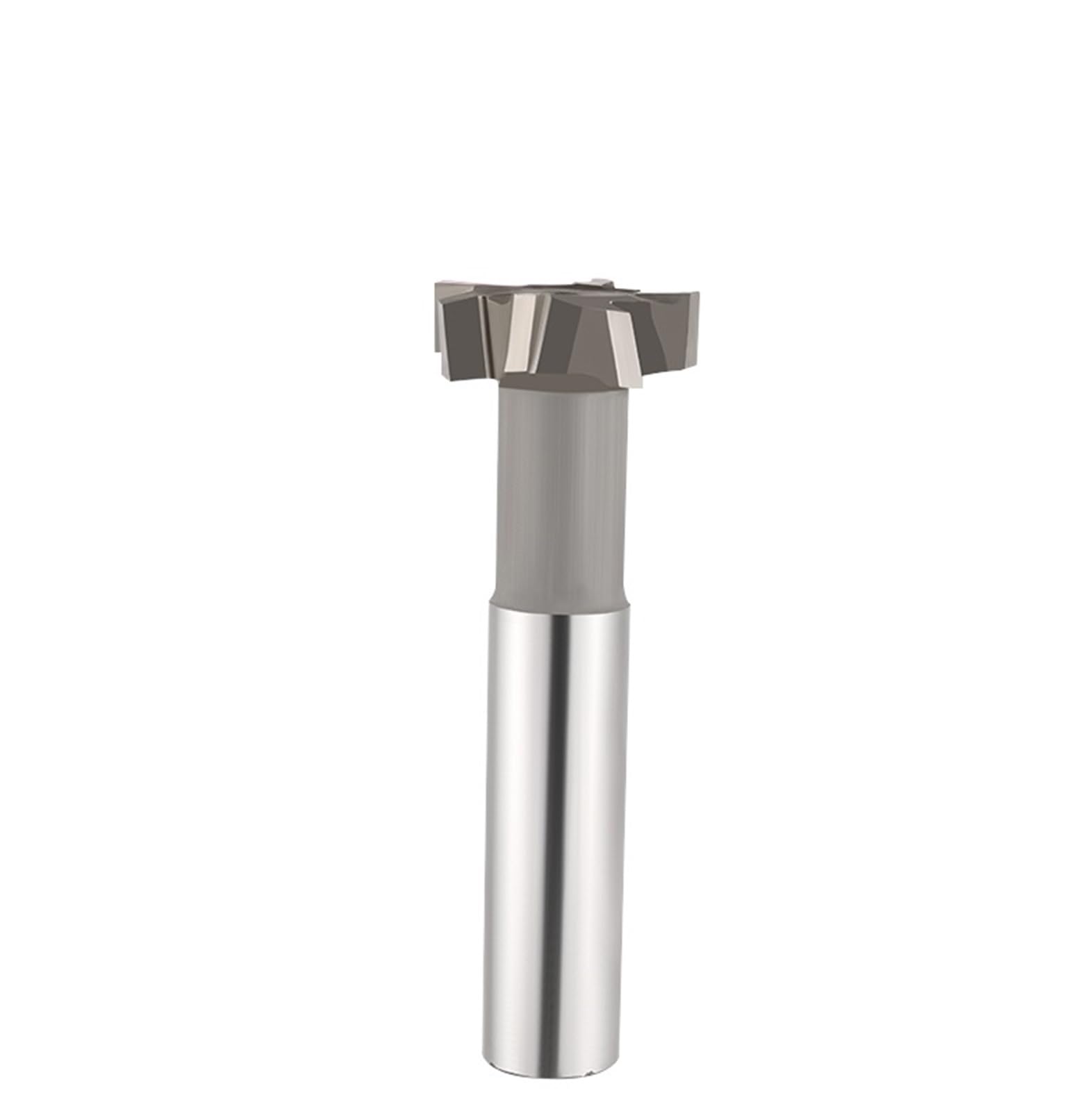 1 fresa de ranura en T HSS, fresa de ranura en T con punta de carburo CNC de 10-40 MM for fresado de metal(D25xH6)